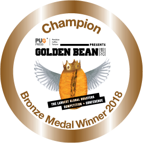 Bronze Stickers 2018 for Golden Bean North America