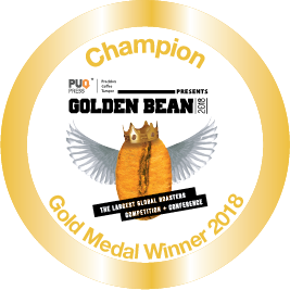 Gold Stickers 2018 for Golden Bean North America