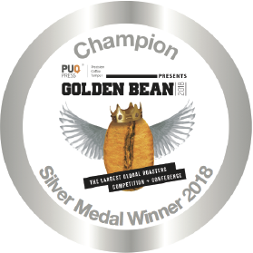Silver Stickers 2018 for Golden Bean North America