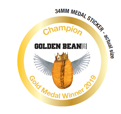 Gold Stickers 2019 for Golden Bean North America - Sold Out!